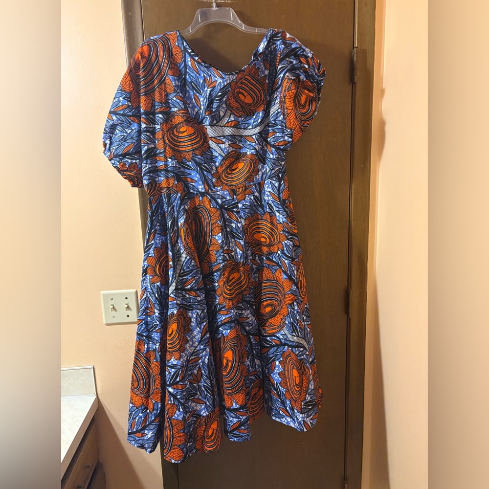 NWT Ofuure Fayo African Print Dress - Picture 2 of 10